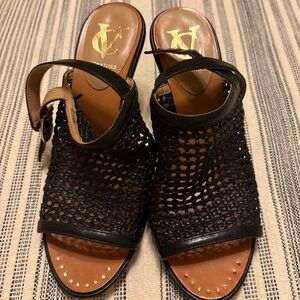 Signature Black Woven Women's VERO CUOIO Heels